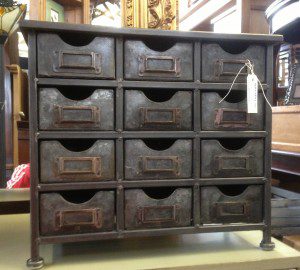 Sm Industrial Table Top Chest
